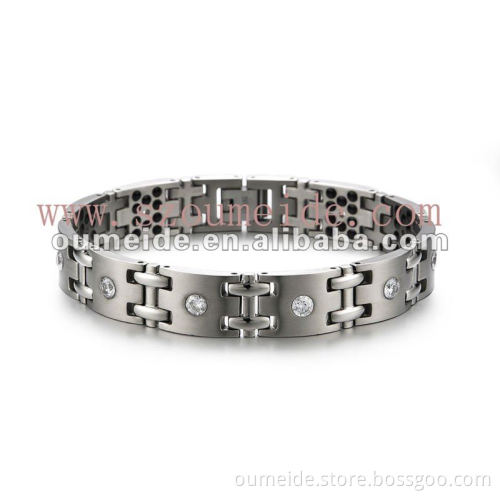 OEM/ODM Metal Factory Magnetic and CZ Bracelets